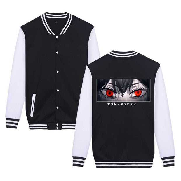 Black Clover Trendy Baseball Shirt Casual Sports Wear for Men