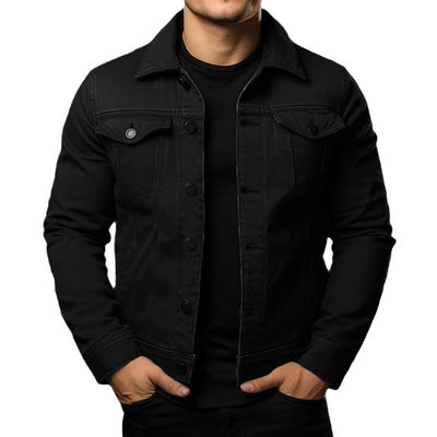 Casual daily wear windproof and warm button jacket