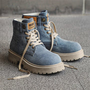 Cowboy boots new autumn thick soled for men