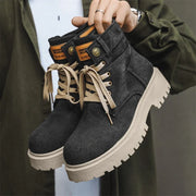 Cowboy boots new autumn thick soled for men