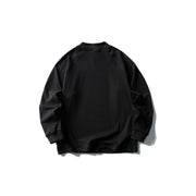 Embroidery Thermal Velvet Loose Half-high Collar
