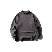 Embroidery Thermal Velvet Loose Half-high Collar