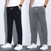 Silk pants for men, business men, casual pants,