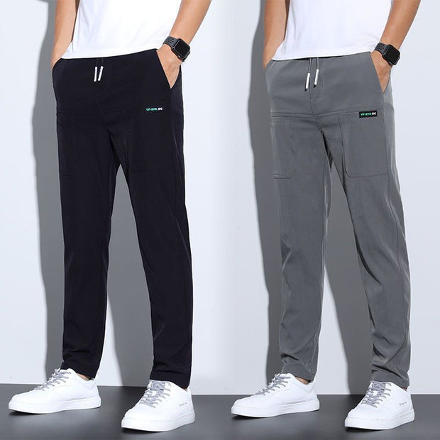 Silk pants for men, business men, casual pants,