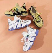 Women Flat Platform Shoes Breathable Sneakers