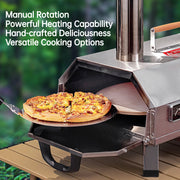 Semi-Automatic Silver 12 Outdoor Pizza Oven