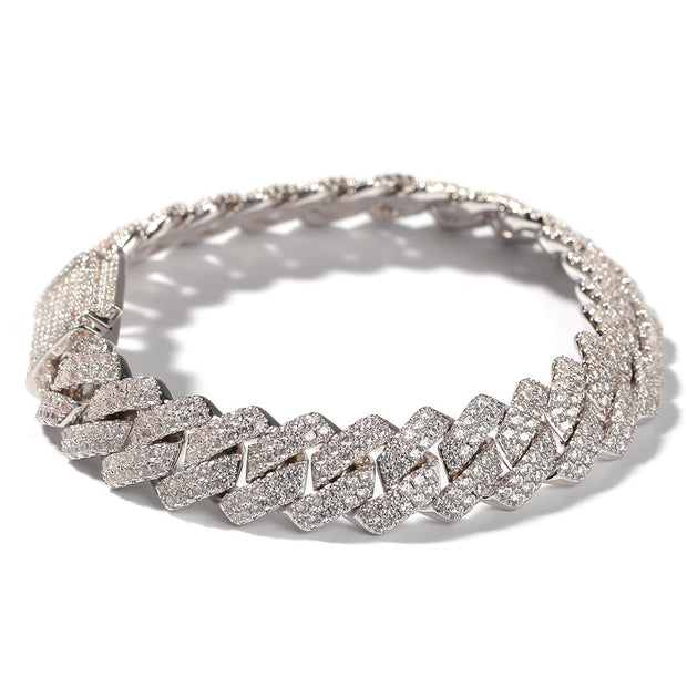 High-quality personalized rectangular Cuban bracelet Bracelet