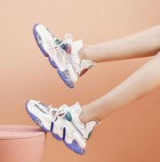 Women Flat Platform Shoes Breathable Sneakers