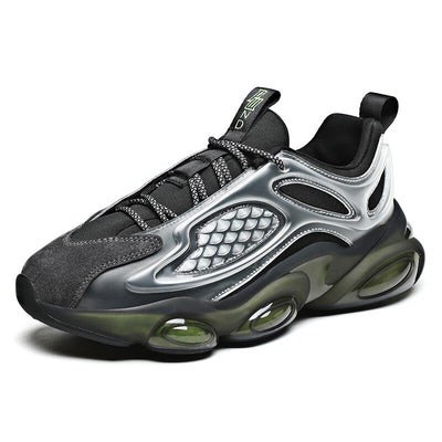 Fashion Mens Thick Bottom Daddy Shoe Breathable Lace Up