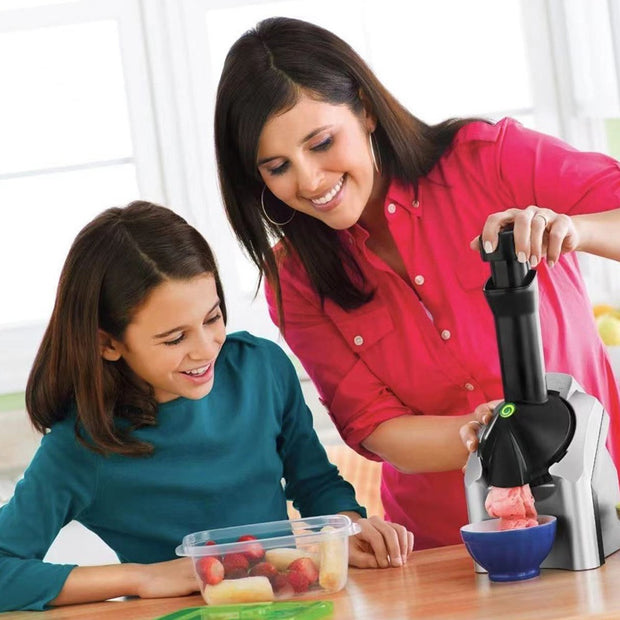 Electric ice cream fruit yogurt machine