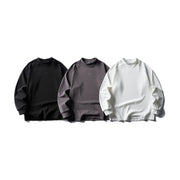 Embroidery Thermal Velvet Loose Half-high Collar