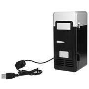 New 2 In 1 Refrigerator With Internal LED Light Car Use Mini Fridge