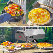 Semi-Automatic Silver 12 Outdoor Pizza Oven