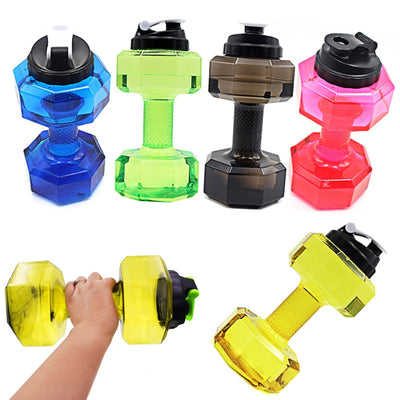 2.2L Pocket Dumbbell Shape Water Bottle Gym