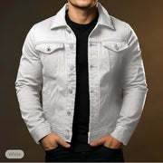 Casual daily wear windproof and warm button jacket