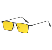 Box metal sunglasses for men