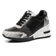 Women Height Increasing Walking Jogging Sneakers
