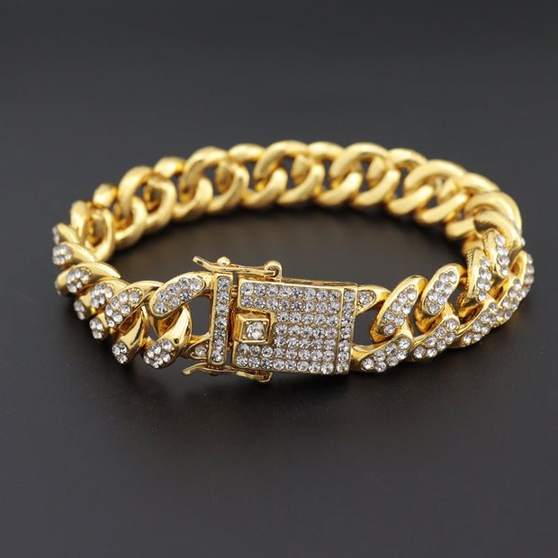 Hip-Hop Street Trend Diamond-Encrusted Cuban