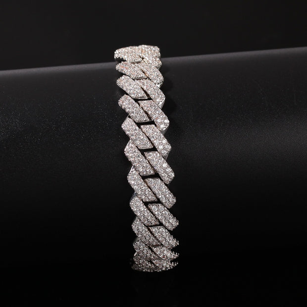 High-quality personalized rectangular Cuban bracelet Bracelet